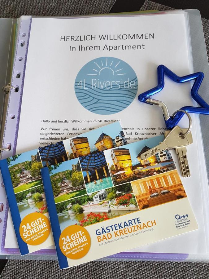 4L Riverside - Naheblick Im Herzen Der Bad Kreuznacher Altstadt Eksteriør billede
